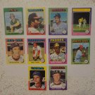 1975 Topps Mini (Parallel)..Lot of 10(1)...VG++ or better Condition...Look!!
