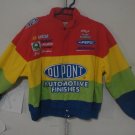Vintage Jeff Gordon Men's XLarge Dupont Hendrick Rainbow Racing Jacket NASCAR.