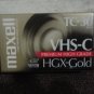 Maxell Camcorder Videocassette TC-30 62m VHS-C HGX-GOLD NEW & Sealed..LooK!