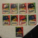 Fleer Baseball Team Logo Lot of 9, from 1983 all nice condition, not mint