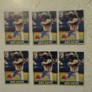 Dave Justice Braves, Baseball Card Lot of 6: 1991 Line Drive Collect-A-Books #33