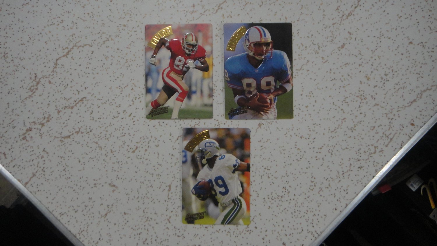1994 Action Packed Football Cards, lot of 3 Includes W. Slaughter + more.