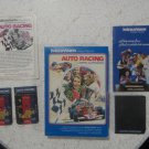 Mattel Intellivision - AUTO RACING in Box w/Cart + inst and Overlay, NICE!!!