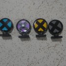 X-Men Alert Adventure Game parts. the 4 - Team Experience Movers only. LooK!