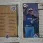 1989 Upper Deck Baseball Cards. One Lot of 4 cards David Cone, Joe Carter. nr mint or better.