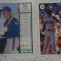 1989 Upper Deck Baseball Cards. One Lot of 4 cards David Cone, Joe Carter. nr mint or better.