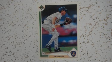 1991 Upper Deck Jim Gantner #618, nr mint. LOOK!