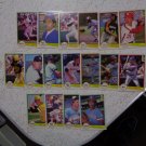 1982 Donruss Baseball Cards Lot of 17, mint condition. Look!!
