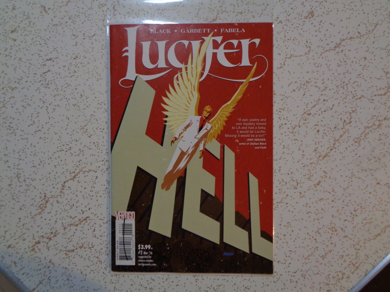 Lucifer Hell #2, Mature Readers, March 2016, Vertigo Comics. Nr mnt to Mint.