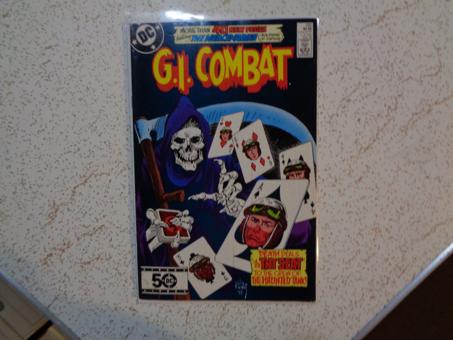 GI Combat #280 (DC 1985) Copper Age War Comic - Joe Kubert Art. Near mint