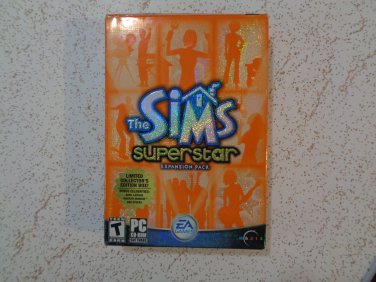 The Sims superstar Expansion Pack *RARE* Limited Collector's edition for PC..LOOK!!