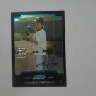 Shingo Takatsu autographed baseball card 2004 Bowman Chrome First Year #342 CARD