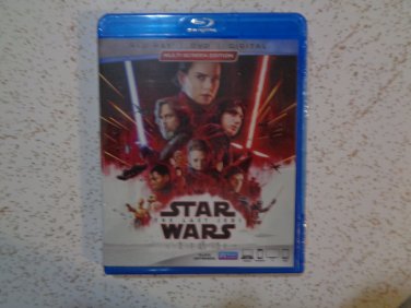 Star Wars: The Last Jedi, Blu-Ray+DVD+Digital, new Partially unsealed. Multi-screen Edition. Look!