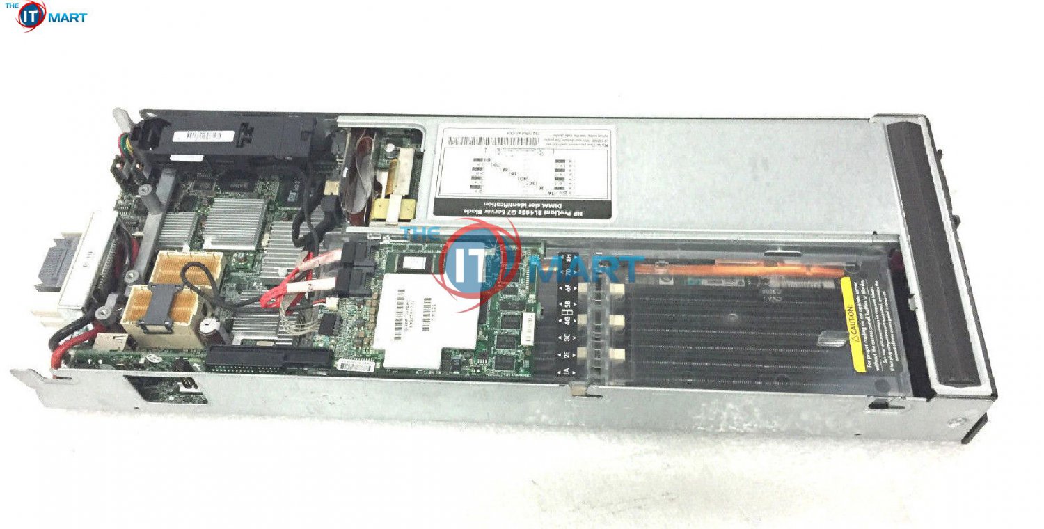 HP BL465C G7 2 X HEAT SINK RAID P410I 1GB BATTERY CTO BLADE SERVER