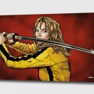 Tarantino: Kill Bill - The Bride - Mounted Canvas (various sizes)