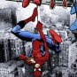 Marvel and DC Superheroes Lunch Atop A Skyscraper - Mounted Canvas (Various Sizes)