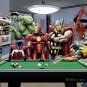 Marvel Superheroes Relax Playing Pool - Mounted Canvas (various sizes)