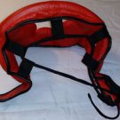 Muay Thai Head Guard Kick Boxing Protection Gear MMA RED NEW