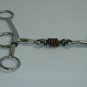 STAINLESS STEEL SWEET IRON MOUTH RINGED DOG BONE HORSE ROPING BARREL BIT