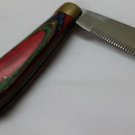 Equestrian Horse Care & Grooming Comb Stainless Steel Encased In Wooden Handle