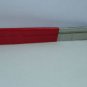 Farrier Hoof Scraper Hoof Knife Sharp Stainless Steel Blade 11" Red Vinyl Handle