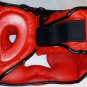 Muay Thai Head Guard Kick Boxing Protection Gear MMA RED NEW