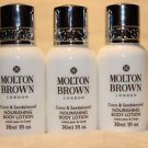 (3) Molton Brown Coco & Sandalwood Nourishing Body Lotion 30 ml/ 1 fl oz Each