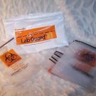 Lab Guard Biohazard Mini Grip Specimen Bag 6x9 Polyethylene Zippered QT 50