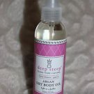 DEEP STEEP Argan Dry Body Oil Clean Pure LOTUS FLOWER GUAVA Light Oil 6 oz NEW