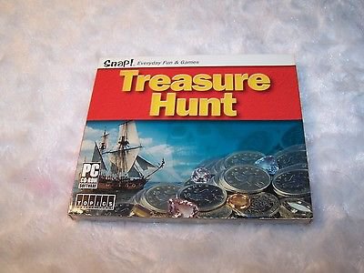 2003 Snap! Topics TREASURE HUNT Strategy Search Puzzle PC Game Sealed NEW Low $
