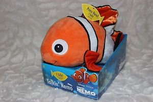 DISNEY Pixar Finding Talkin' Nemo Plush Stuffed Talking Toy Collectible RARE NEW