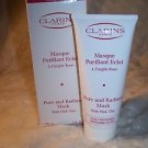 CLARINS Pure and Radiant Mask with Pink Clay Large Professional Size 7 oz NEW