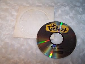 1998 MY TYPE ARTIST Version 1.0A Text Graphics Software