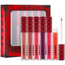 LORAC Rockin' Red Hot 6pc Lip Gloss Collection .66 oz 18.6 g total NEW NIB Low $