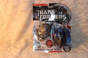 Transformers Dark Moon DOTM Powerhead Walkie Talkies OPTIMUS PRIME STARSCREAM
