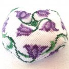 Biscornu, modern cross stitch, Pincushion, Handmade gift, Home decor, Embroidery, Interior decor