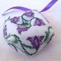 Biscornu, modern cross stitch, Pincushion, Handmade gift, Home decor, Embroidery, Interior decor