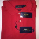 RALPH LAUREN Polo Shirt | Mens Short Sleeve Custom Fit Small Pony Medium Red