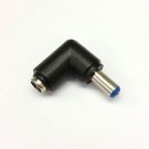 DC 2.1MM 90° RIGHT ANGLE FEMALE TO MALE ADAPTER
