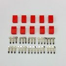 PK OF 10 - FEMALE 3 PIN FAN POWER CONNECTOR - RED INC PINS