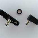 PLUGZ2GO L-Shaped Right Angle DC Plug Jack Connector 2.1mm