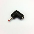 DC 2.1MM 90° RIGHT ANGLE FEMALE to DC 3.5x1.35MM RED TIP ANDROID ETC