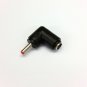 DC 2.1MM 90° RIGHT ANGLE FEMALE to DC 3.5x1.35MM RED TIP ANDROID ETC