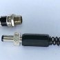PLUGZ2GO Screw Locking DC Plug & Metal Panel Mount Socket - 2.5MM x 5.5MM