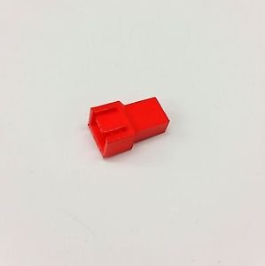 MALE & FEMALE 3 PIN PC FAN LED POWER CONNECTORS - 10 OF EACH- RED INC PINS