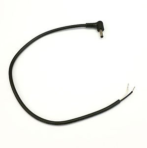 MALE 3.5mm x 1.35mm RIGHT ANGLE 90&Acirc;&deg; DC Plug Cord Tinned Ends DIY REPAIR