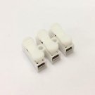 Quick Fix Spring Clamp Terminal Block Connector 250V 10A 3 Way Easy Fit