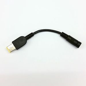 IBM LENOVO THINKPAD 2.5mm DC JACK to NEW SQUARE PLUG - 12CM CABLE