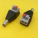 PLUGZ2GO MALE 2.1MM X 5.5MM DC POWER CONNECTOR DIY SPRING CLAMP QUICK FIX