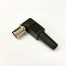 NO SOLDER/QUICK FIT RIGHT ANGLE BNC FEMALE CONNECTOR - for CCTV/AV/REPAIRS